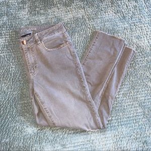 American eagle tan cropped jeggings